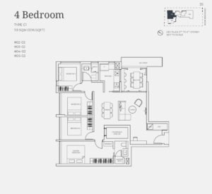 Koon Seng House 4 Bedrooms Floor Plan